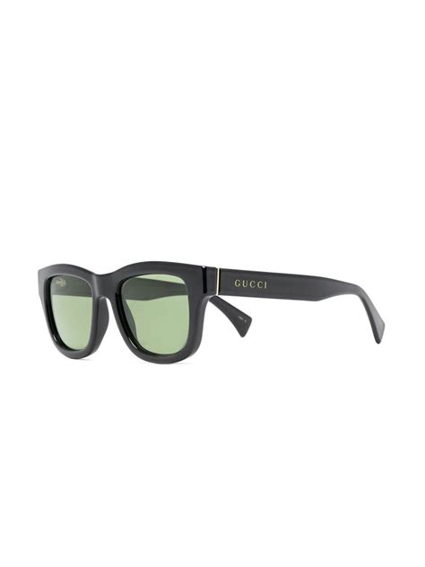 Gucci Eyewear Square Frame Logo Sunglasses Farfetch