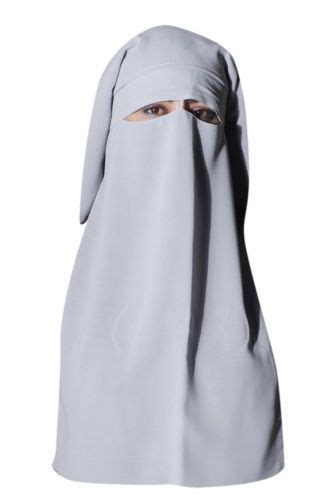 Niqab Dreilagig Hijab Gesichtsschleier Burka Khimar Islamische Gebetskleidung Niqab Burka