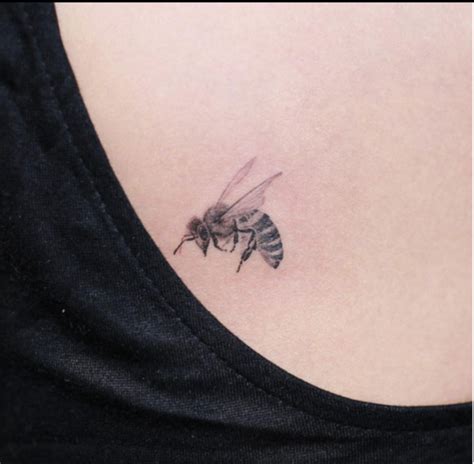 Minimalist Bee Tattoos Tattoo Ideas Now