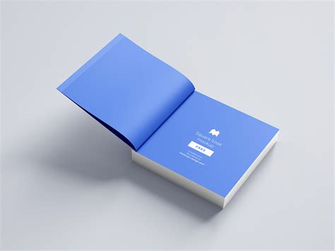 Free Square Book Mockup On Behance