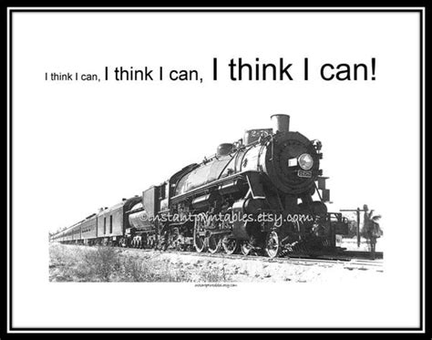 Items Similar To I Think I Can Train Vintage Encouragement T