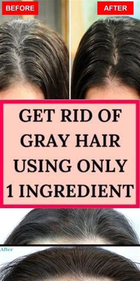 Learn How To Get Rid Of Grey Hair Using Only 1 Ingredient Fast At Home