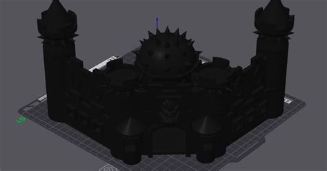 Bowsers Castle By Brushiefy Download Free Stl Model