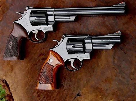 Smith And Wesson Model 29 A Six Shot Double Action Revolver Chambered