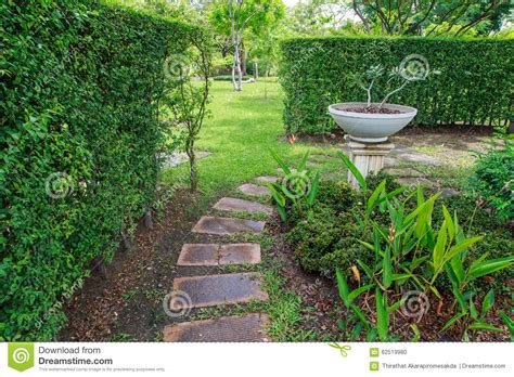 Walkway View Botanical Garden Stock Photo Image Of Botanical Grass