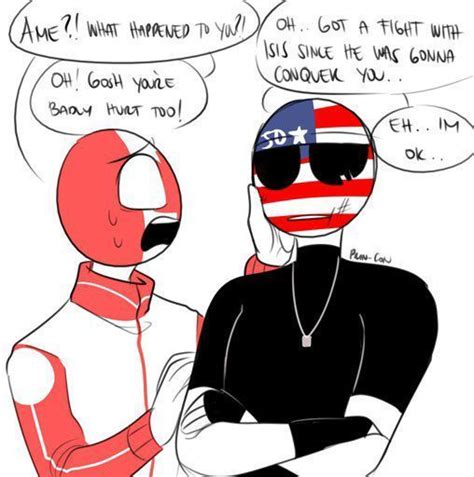 Countryhumans Gallery America And Canada Comic Wattpad