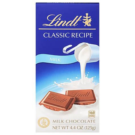 Lindt Chocolate Bar Milk Chocolate 31 Percent Cocoa Classic Recipe