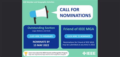 Call For Nominations 2022 Mga Awards Ieee Region 8