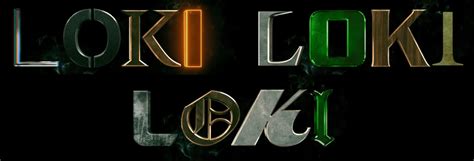 The Three Loki Logos From The Teaser Marvelstudios