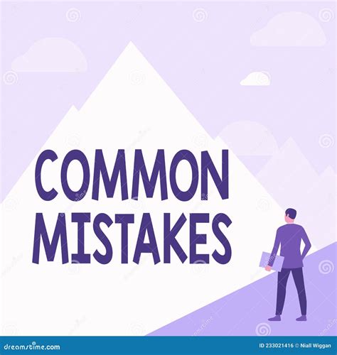 Handwriting Text Common Mistakes Business Showcase Actions That Are