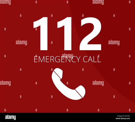 Emergency Call 112 Stock Photo Alamy