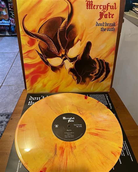 Mercyful Fate Dont Break The Oath1984 Red And Yellow Merge Vinyl R