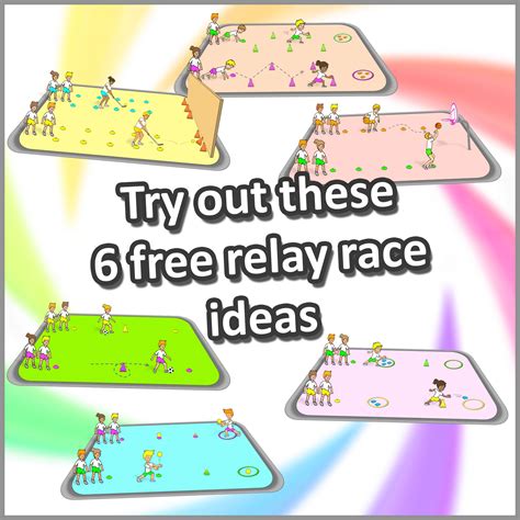 ‘rapid Relay Races 6 Competitive Challenging Relay Race Ideas Pe