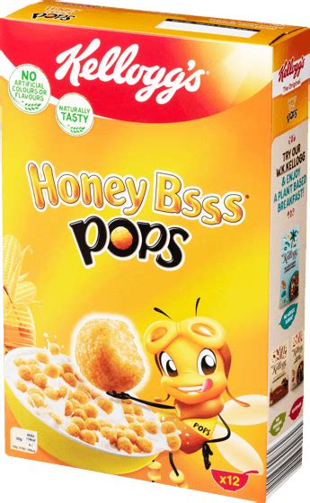 Kellogg´s Honey Bsss Pops 375 G Hverdagdk