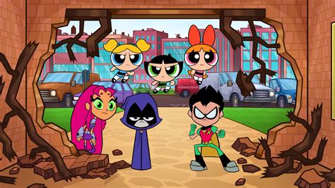 Sneak Peek Teen Titans Meet The Powerpuff Girls For Cartoon Crossover