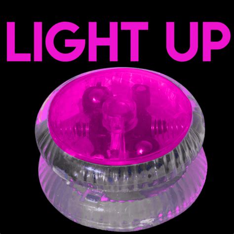 Led Light Up Yo Yo Pink