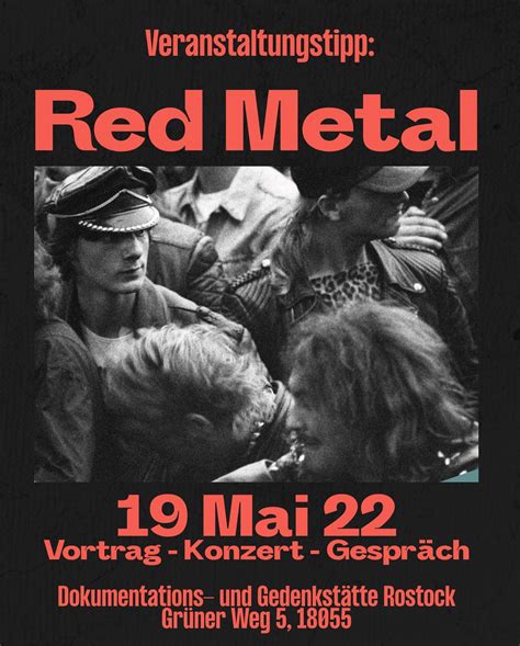 Red Metal Die Heavy Metal Subkultur Mau Club Rostock