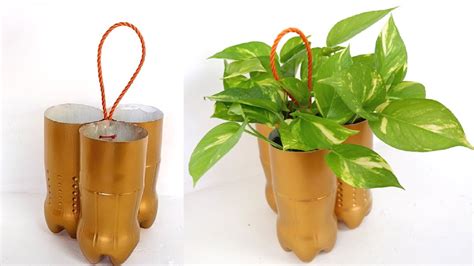 Easy Diy Flower Pot Ideas With Plastic Bottles Hanging For Garden Youtube