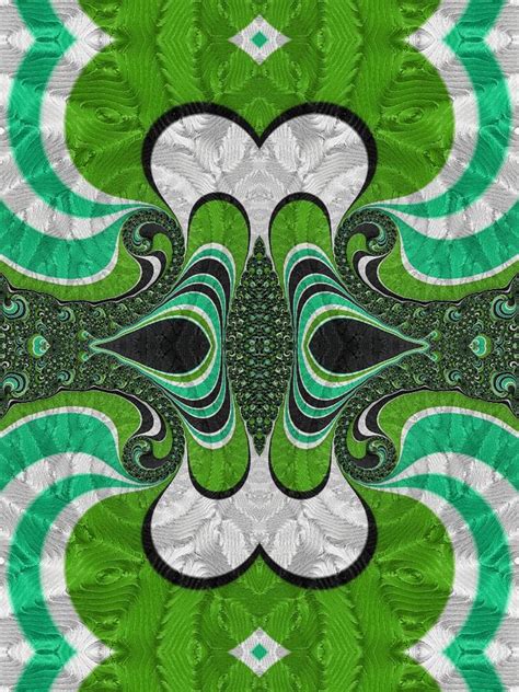 Trippy Green Digital Art By Robe Fine Art America