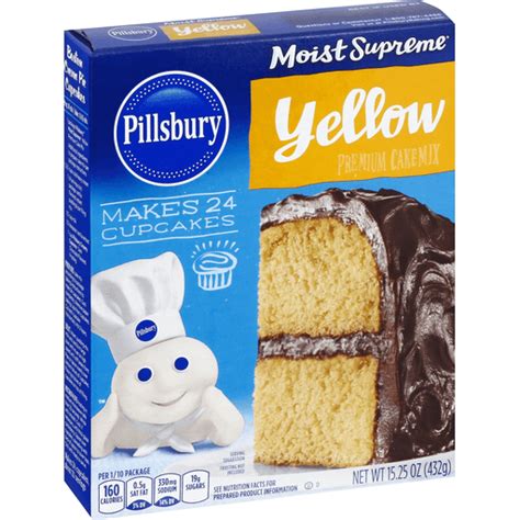 Pillsbury Moist Supreme Cake Mix Premium Yellow Buehlers