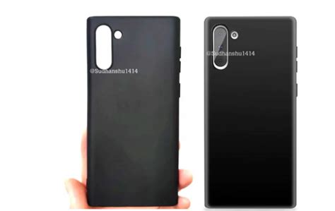 Samsung Galaxy Note 10 And Note 10 Pro Cases Leak Lacking Cut Outs For