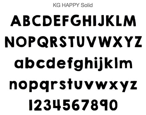 Happy Font Happy Font Typeface Alphabet