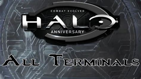Halo Ce Anniversary All Terminals Hd Youtube