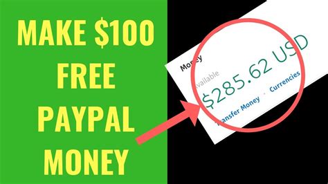 Free money not given to anyone for just being idle. HOW To Get FREE Money On PayPal 2019 | Make Money Online ...