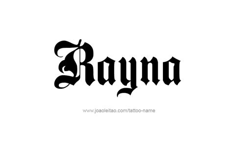 rayna name tattoo designs