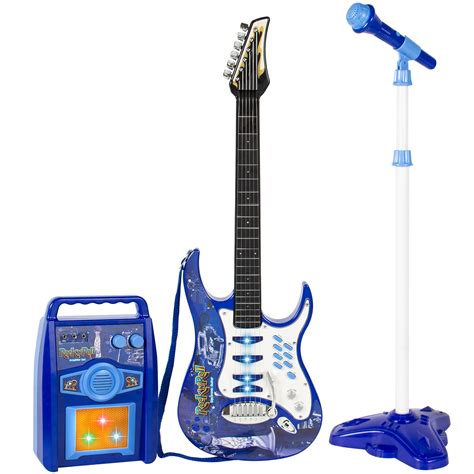 Best Choice Products Kids Electric Musical Guitar Toy Play Set W 6