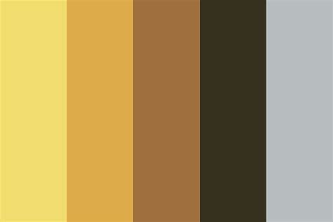 Tones Of Yellow Color Palette