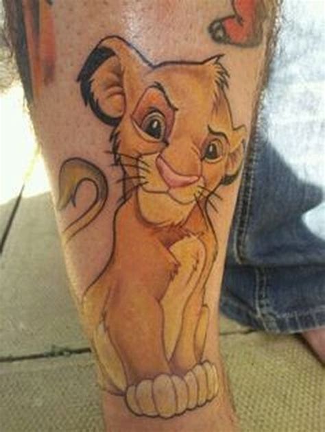 Simba Nala From Lion King Disney Tattoos By Ally Riley Dangerzone