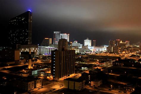 Atlantic City At Night Photograph By Deborah Crew Johnson