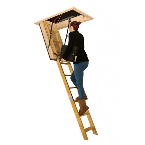 Stira Electric Timber Loft Ladder Ladders And Access