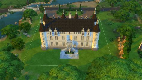 Base Game W Cc Chateau Leblanc French Castle The Sims 4 Catalog