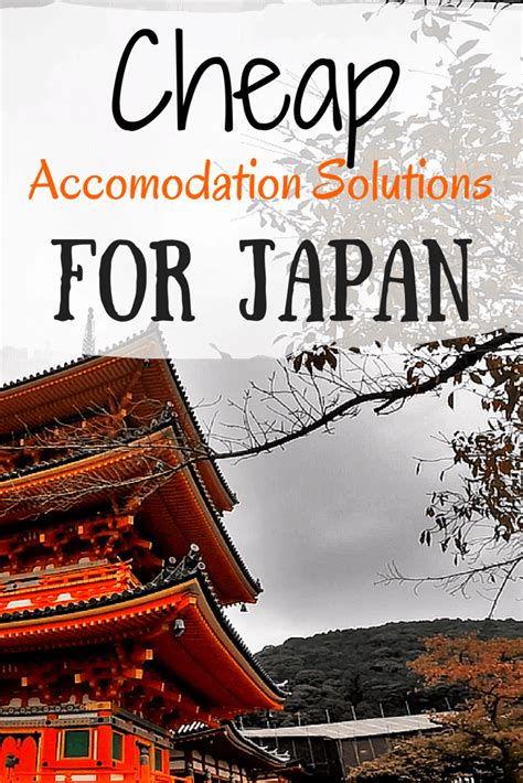 Cheap Accommodation Solutions For Japan A Broken Backpack