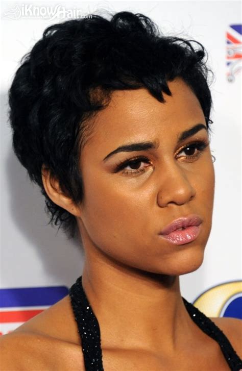 To style the hair in a pixie cut, the hair on the back of the shortest cut and those on the side kept a bit longer. Short Black Hair Styles | Buzz Cuts for Black Women | Buzz ...