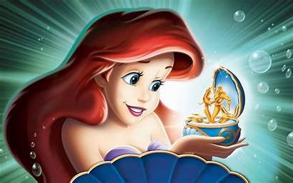 Ariel Mermaid Beginning Disney Movies Background Princess
