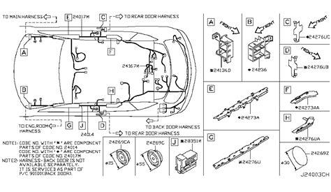 24275-CA000 | Genuine Nissan #24275CA000 PROTECTOR-HARNESS