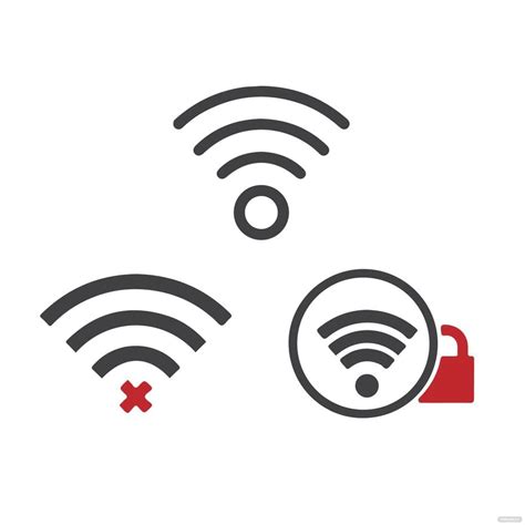 Small Wifi Symbol Clipart In Illustrator Download