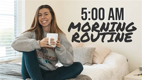 5 Am College Morning Routine Youtube