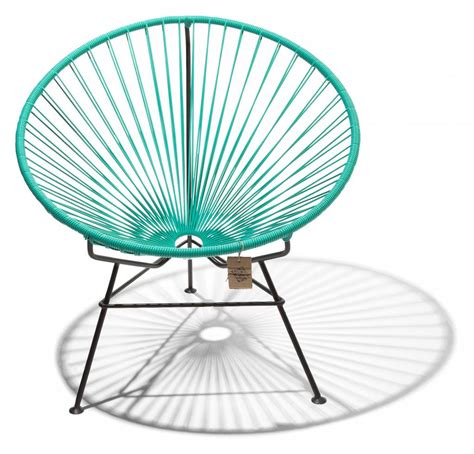Gepolsterter sitz mit einem sechseckmuster das ein originales designstück zeigt. Der Condesa Stuhl türkis - Acapulco Stühle