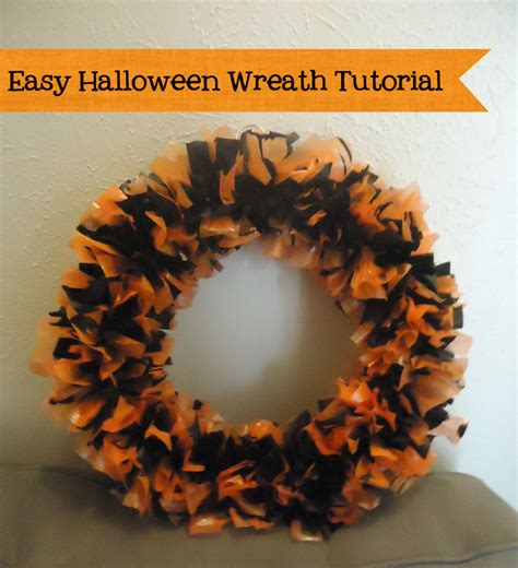Easy And Frugal Halloween Wreath Tutorial Holidappy