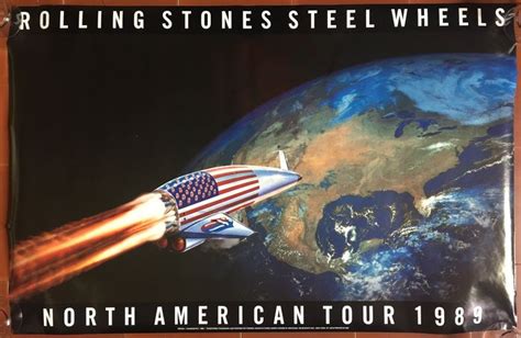 Rolling Stones Steel Wheels North American Tour Poster Catawiki