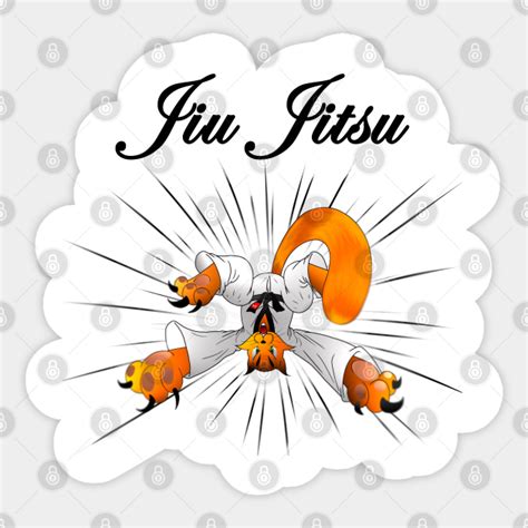 Jiu Jitsu Cat Jiu Jitsu Sticker Teepublic