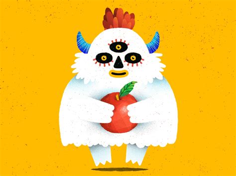 Fluffy Monster By Laura Sinclair On Dribbble