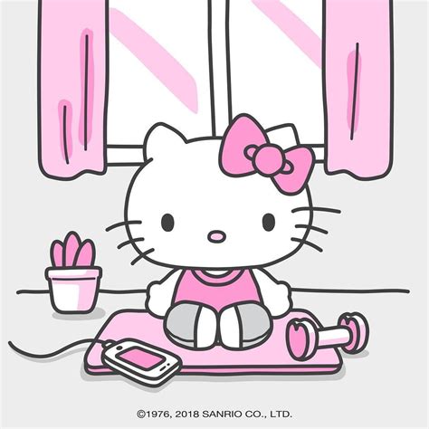 Hello Kitty Yoga Hello Kitty Backgrounds Hello Kitty Pictures