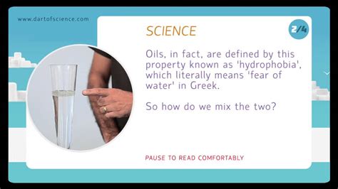 Science Behind Our Mix Oil And Water Video Youtube