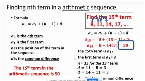 Nth Term Or Sequences Youtube