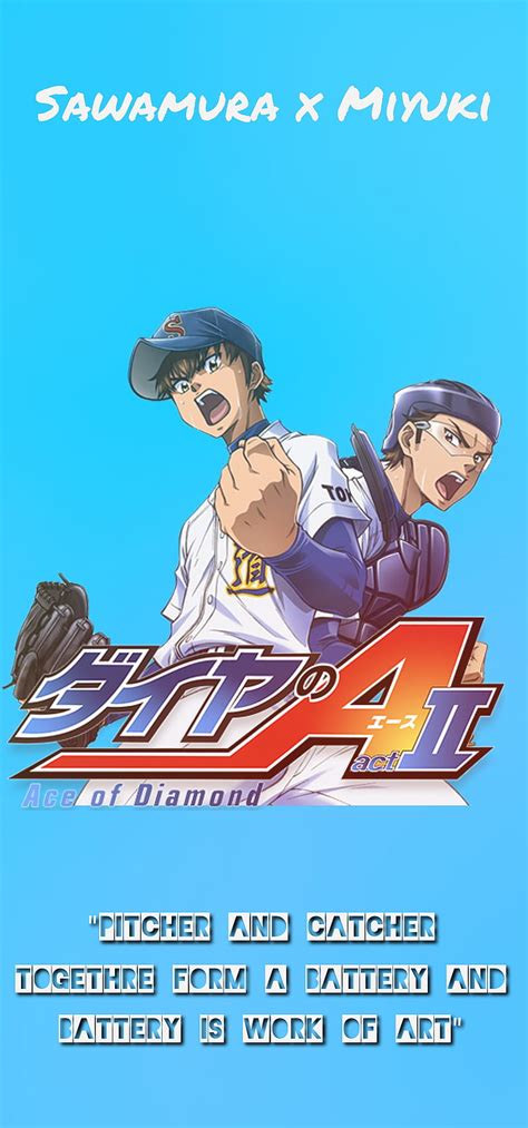 Diamond No Ace Ace Of Diamond Anime Baseball Daiya Daiya No Ace